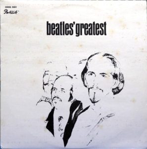 老人になったビートルズが描かれた「老人カバー」として有名な、イスラエル編集盤レコード『beatles’greatest』。