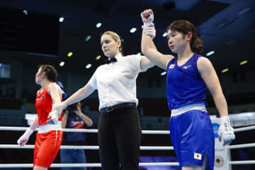 ボクシング女子、並木準々決勝へ 五輪アジア・オセアニア予選　画像１