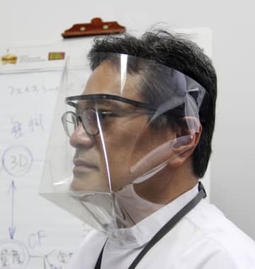 顔用防護具を寄付で量産、大阪大 全国の病院に無償提供　画像１