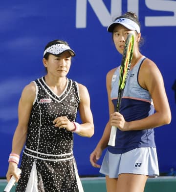 テニス、柴原・青山組が2回戦に 米ニューヨーク、W＆Sオープン　画像１
