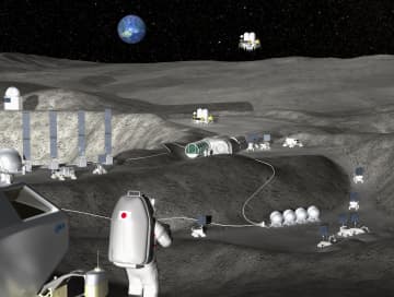 日本も月面探査へ、水を燃料に JAXA、現地調達の工場を建設　画像１