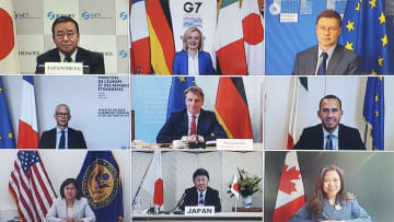 G7、ワクチン巡り協議 オンライン貿易相会合　画像１