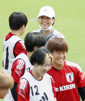 なでしこ控え組、精力的に練習 サッカー女子日本代表　画像１