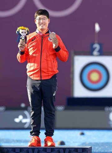 古川が銅メダル獲得、自身3個目 アーチェリー・31日　画像１