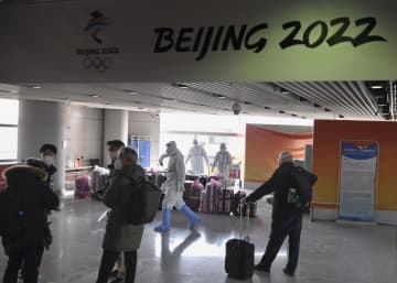 五輪の選手・関係者が初の陽性 北京到着時、国籍は不明　画像１