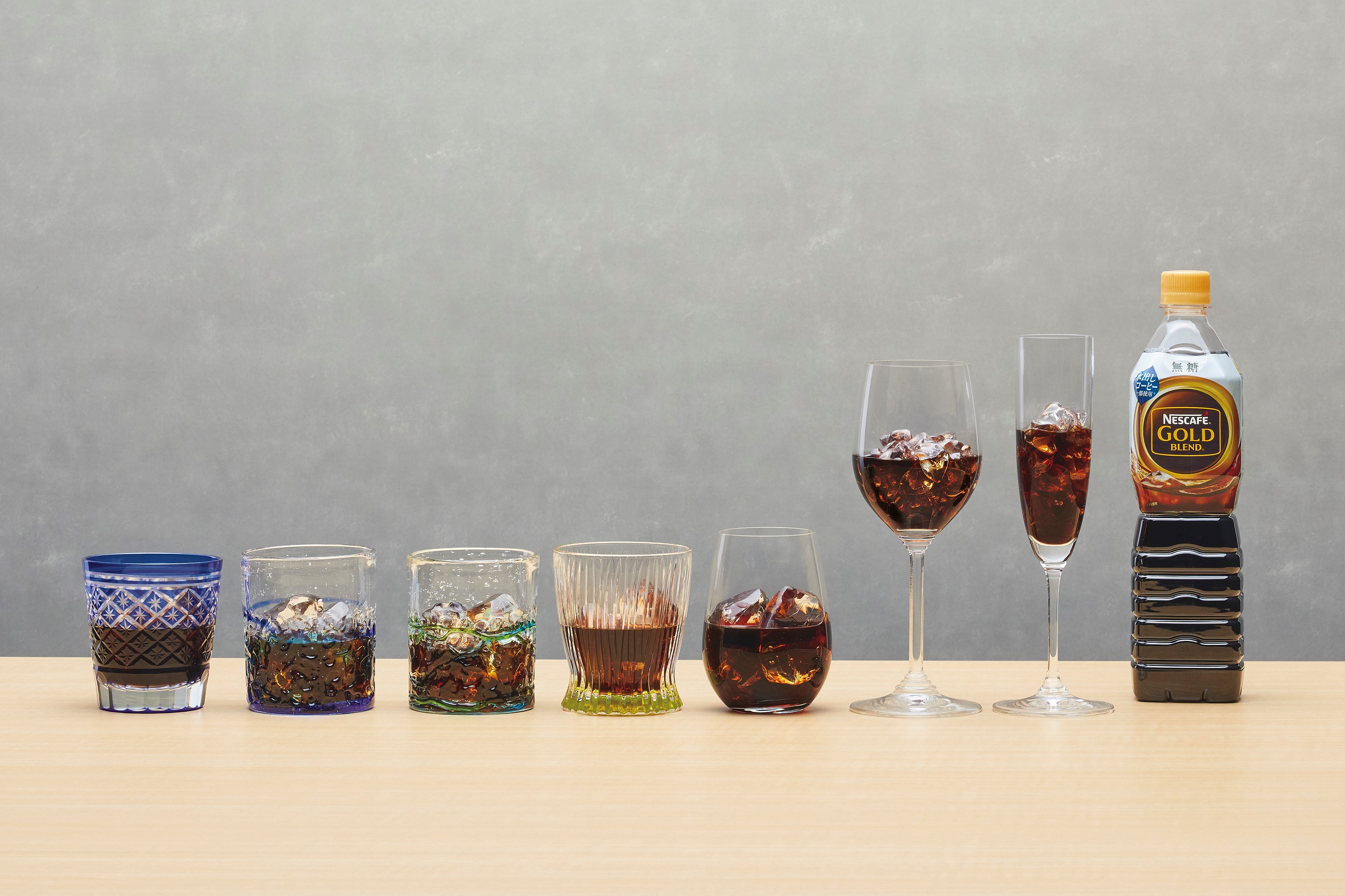 「グラスが選べる、上質なアイスコーヒー体験セットby ネスカフェ ゴールドブレンド」 ※イメージ
