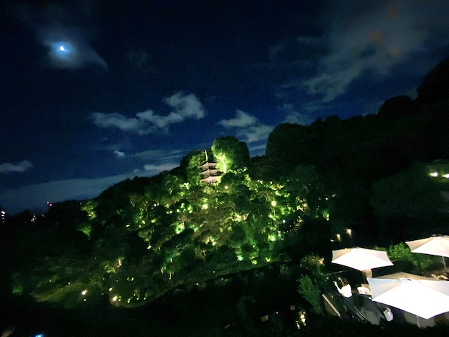まるで異世界！ホテル椿山荘東京のライトアップされた雲海がイリュージョンすぎる　画像９