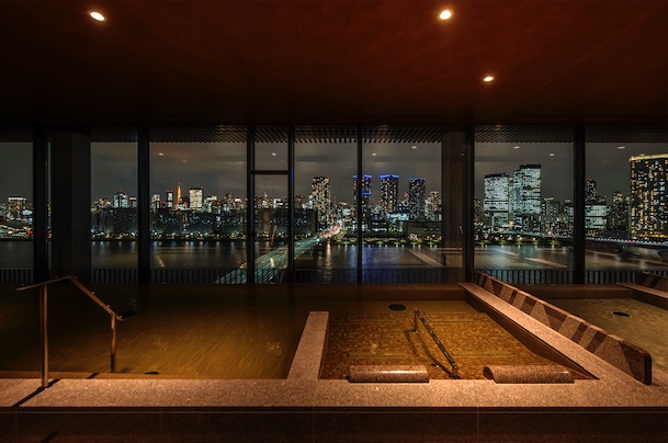 東京の街並みや夜景を一望できる天然温泉の浴場　都市型リゾートホテル「ラビスタ東京ベイ」オープン　画像１