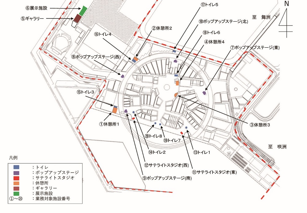 2025年大阪・関西万博会場の施設設計者が決定　若手建築家を登用、休憩所、トイレなど20カ所　画像１