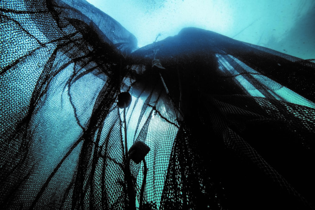 漁網の多くもプラスチックでできている。Ian Kasnoff© 2022 Patagonia, Inc