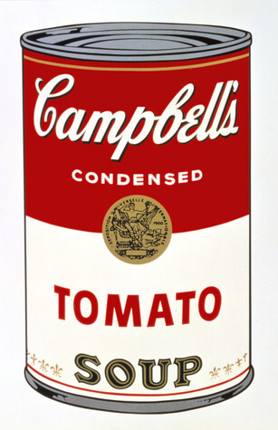《キャンベル・スープ トマト》1968年 アンディ・ウォーホル美術館蔵 © The Andy Warhol Foundation for the Visual Arts, Inc. Artists Rights Society (ARS), New York
