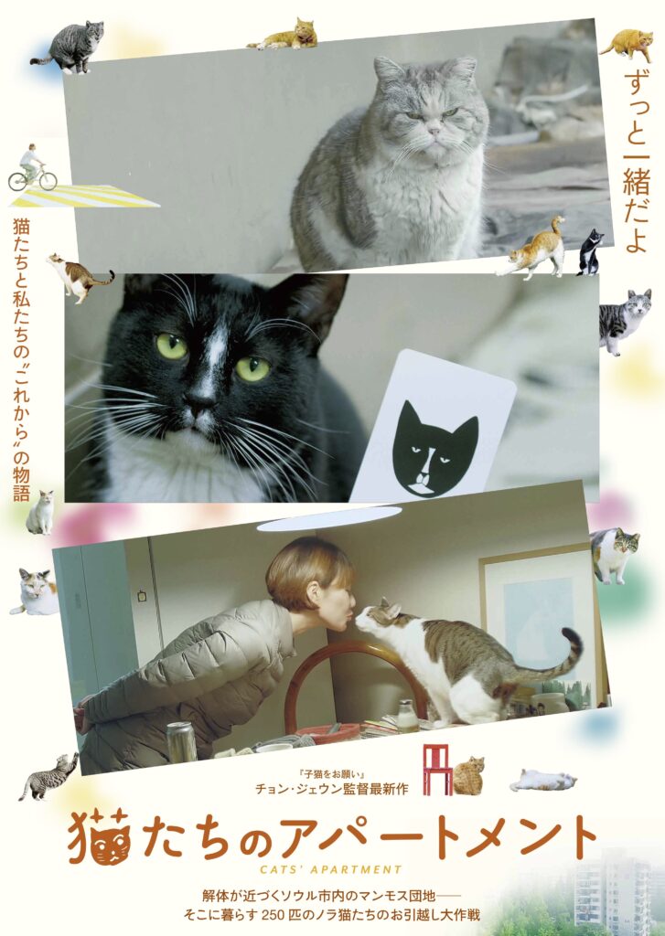 映画「猫たちのアパートメント」ポスター