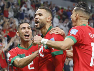 モロッコ1―0ポルトガル モロッコ、逃げ切りに成功