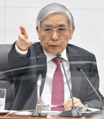 黒田日銀総裁、金利上限上げ否定 金融緩和修正見送り、国債に買い