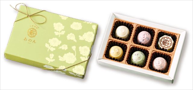 京都祇園あのん「あんぽーね」とチョコレートが融合したバレンタインスイーツが登場　画像３