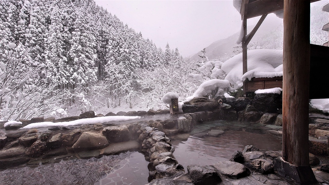 冬の秘湯は最高のパワースポット（23） 絵画のような雪景色　谷川温泉 水上山荘＜群馬県＞　画像１０
