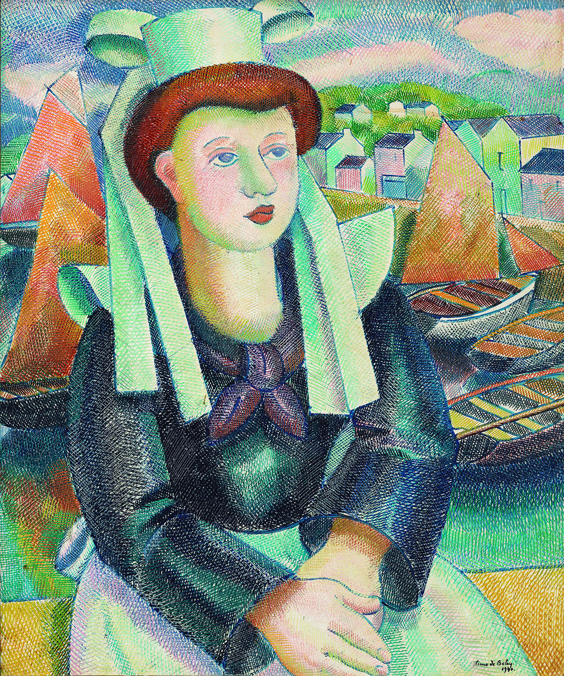 _ピエール・ド・ブレ《ブルターニュの女性》 1940年 カンペール美術館 Collection du musee des beaux-arts de Quimper, France