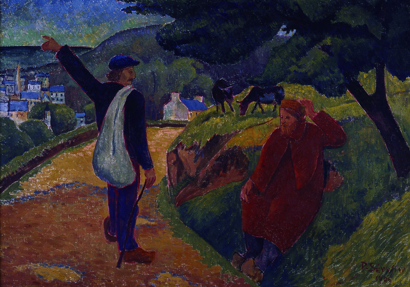 ポール・セリュジエ《さようなら、ゴーギャン》 1906年 カンペール美術館 Collection du musee des beaux-arts de Quimper, France