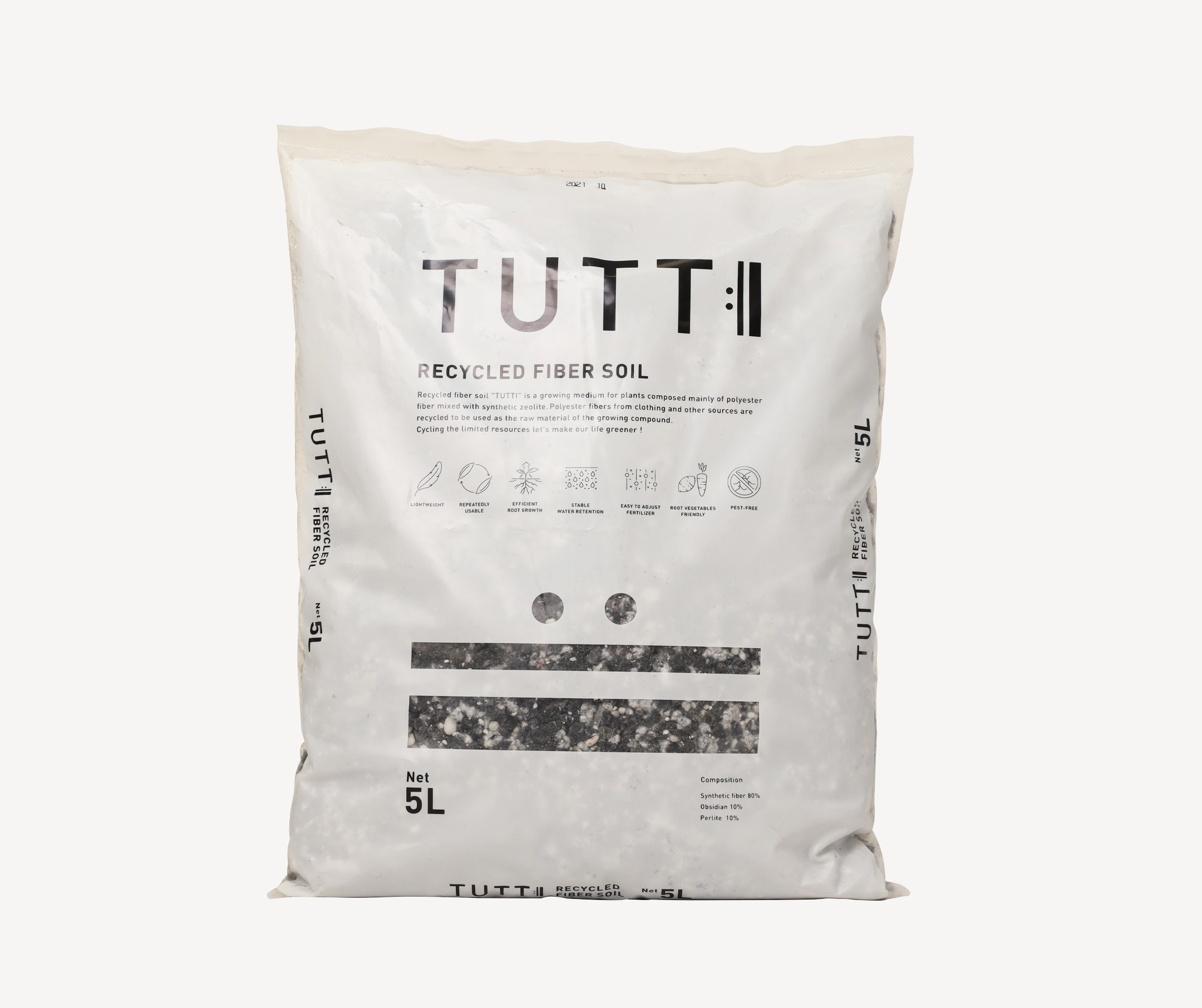 ポリエステル繊維リサイクル培地の「TUTTI」
