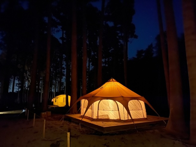 【新キャンプ場】プライベート空間が充実！常設型テントもある「多古の星キャンプ場」がオープン　画像２