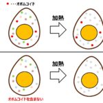 図1 加熱によるタンパク質の変化の違い