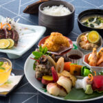 南館4F 日本料理 神戸 たむら  姫さざえ壺煮やくじらカツなど　地の味が集う皿鉢料理