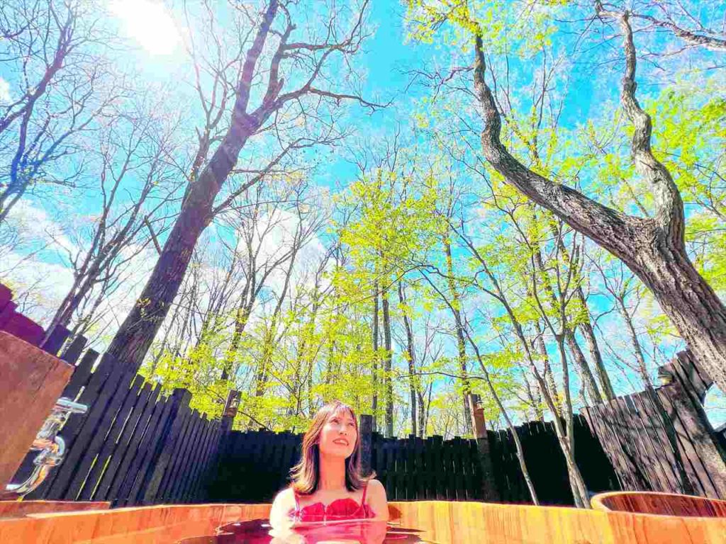 360度の原生林ビュー！那須にツリーハウス型の完全貸切スパ施設「森の天空サウナ＆露天風呂」 オープン　画像１
