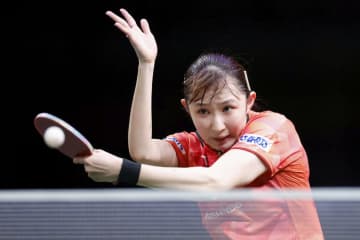 早田ひな、敗れて銅メダル 世界卓球女子シングルス準決勝　画像１