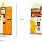 IJOOZ生搾りオレンジジュース自動販売機