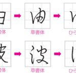 「９マス美文字」の基礎をもとに、 ひらがな、カタカナ、漢字、ビジネス用語の書き方まで多数紹介
