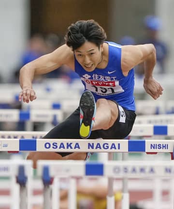 泉谷、110m障害で日本新 陸上日本選手権　画像１