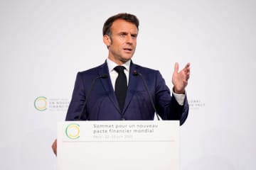 開発資金拡大へ新税検討 パリ首脳会合が閉幕　画像１