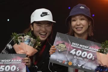 女子で福島優勝、湯浅2位 ブレイキンのアジア選手権　画像１