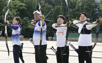古川高晴、世界選手権へ決意 近大出身の4選手が母校で練習　画像１
