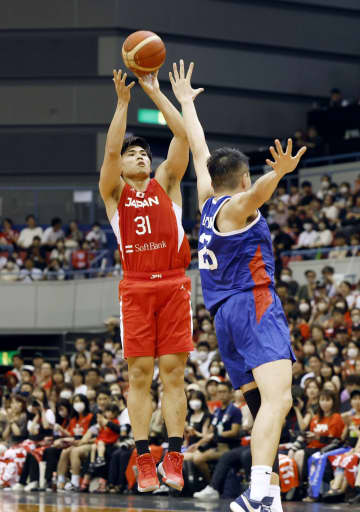 バスケ日本は台湾に快勝 W杯への強化試合　画像１