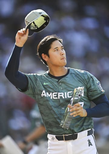 大谷翔平、3年連続で米球宴出場 「2番・指名打者」、三振と四球　画像１