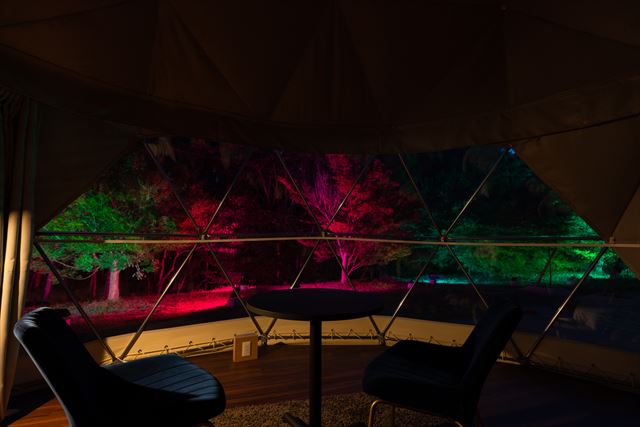地面に浮かび上がる天の川！山口県のグランピング施設「レドンド秋吉台」で光のアート開催　画像４
