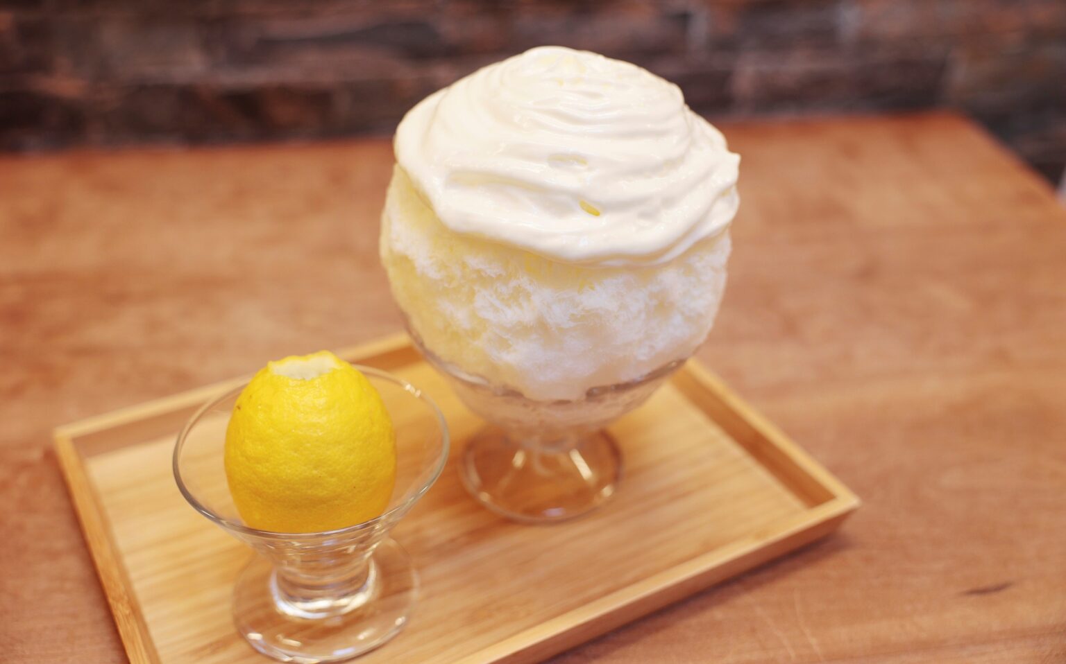 レモンみるくのかき氷（1個）1,430円

＜8月2日(水)→14日(月)＞