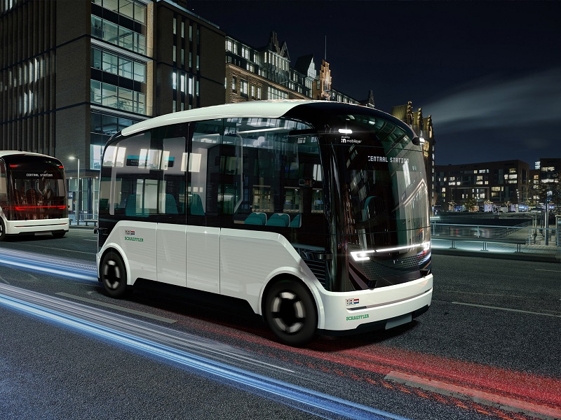 シェフラーとVDLグループが自動運転シャトルバスで提携　2025年テスト走行、2030年から生産開始を目標　画像１
