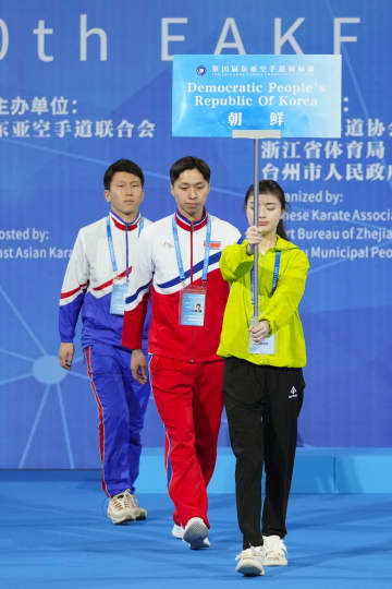 在日朝鮮人の5選手が代表入り 空手など、アジア大会の北朝鮮　画像１