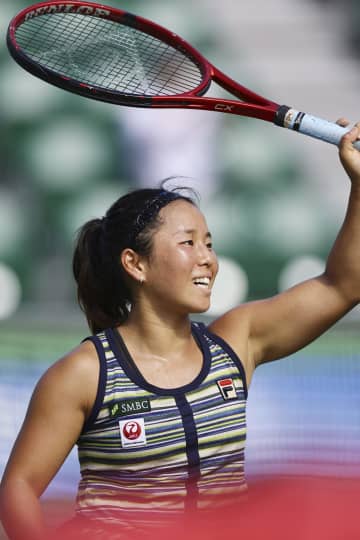 車いすの部、上地が優勝 ジャパンOP女子テニス　画像１