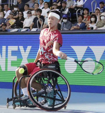 車いすテニスの小田、再起誓う 「負けのまま終わらない」　画像１
