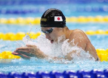 鈴木が銀、瀬戸、牧野ら銅 アジア大会の競泳　画像１