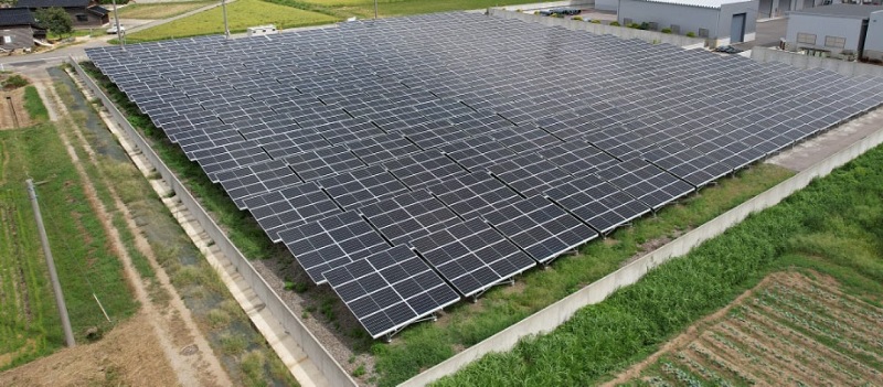 羽咋市に太陽光発電所完成　遠隔地に供給、大和ハウス　画像１