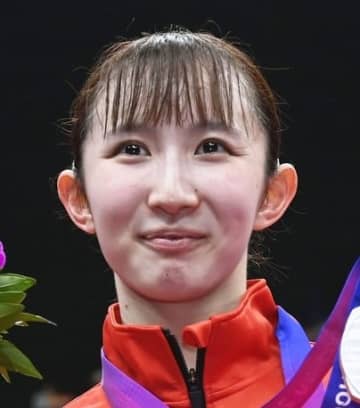 早田ひな、決勝へ 卓球の世界ツアー　画像１
