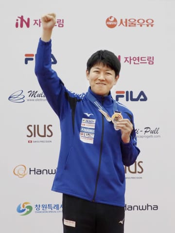 射撃の岡田がパリ五輪代表へ アジア選手権3位で出場枠獲得　画像１