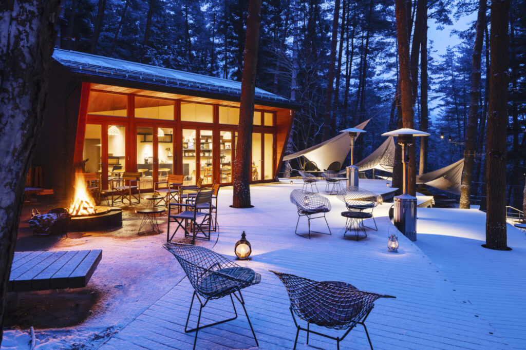 冬の山麓で日本酒にひたる　山梨県の風土が生む魅力を学ぶ滞在プログラム　画像１