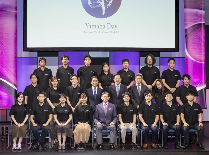 「Yamaha Day 2023」の実行委員会メンバーがイベント終了後に記念撮影