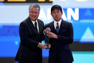 森保監督が年間最優秀監督 アジア・サッカー連盟、表彰式　画像１