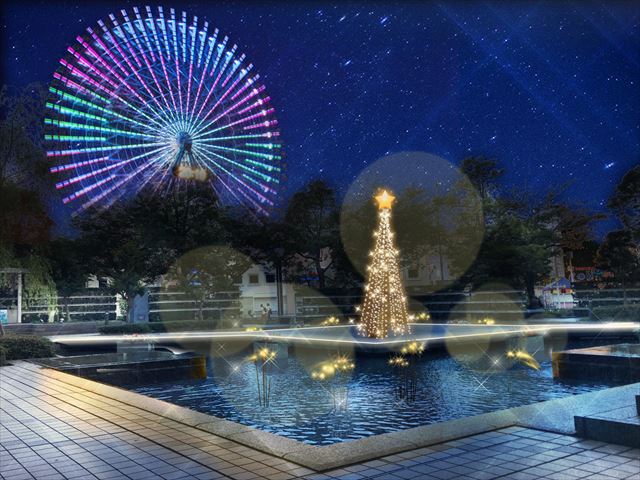 クイーンズスクエア横浜クリスマス2023「IMAGINARY Christmas」開催！映画とコラボしたイルミネーション　画像５
